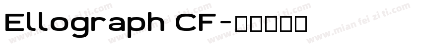 Ellograph CF字体转换